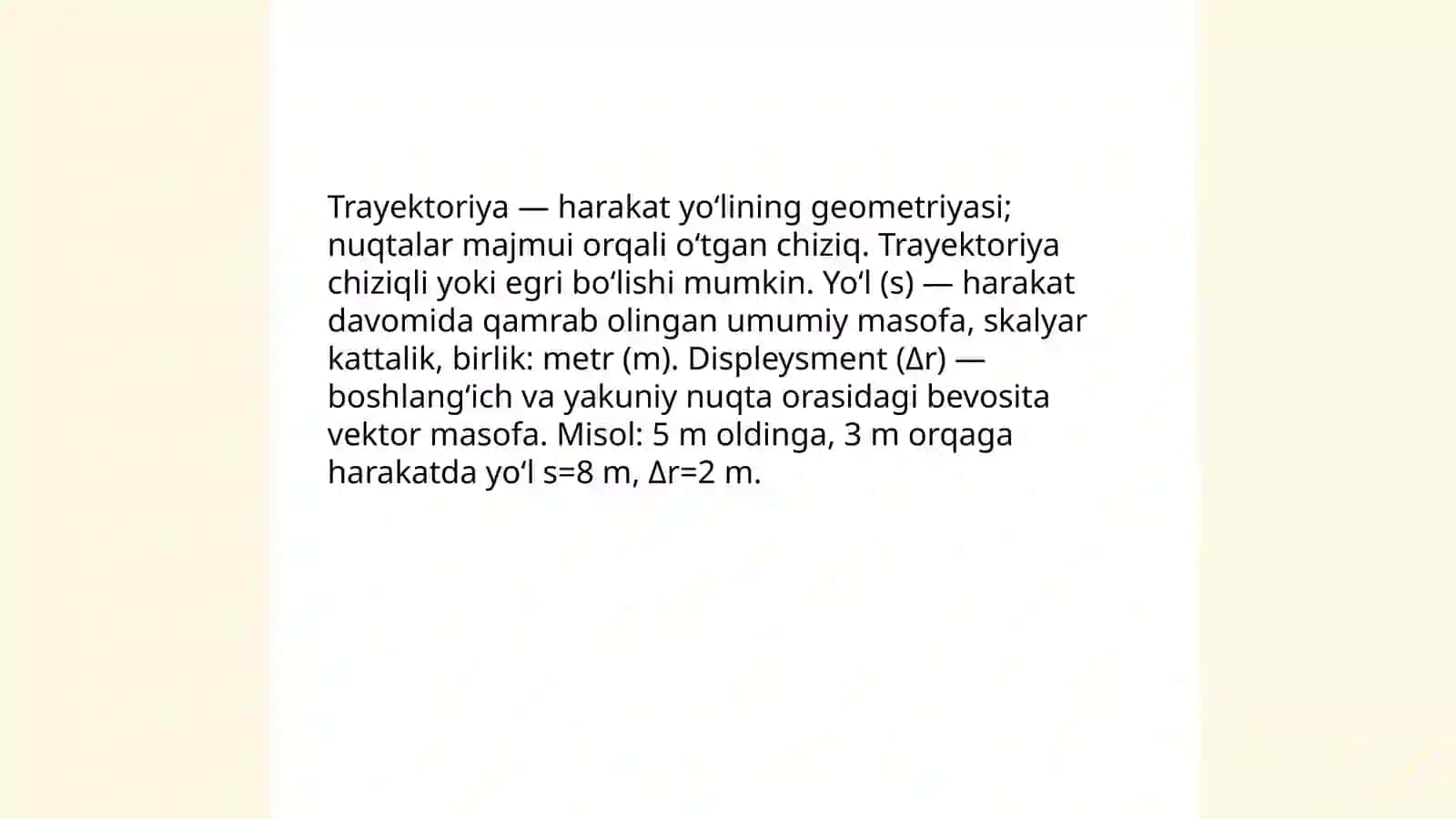 Mexanik harakat 7-sinf Egamberdiyeva Risolat 4