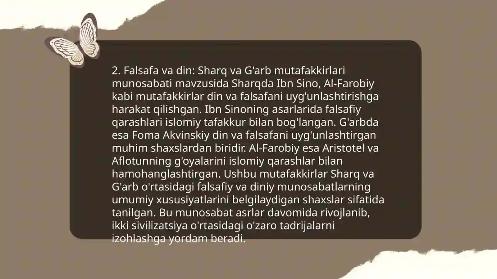 Falsafaning mohiyatiga oid Sharq va G'arb mutafakkirlarining fikrlari 4