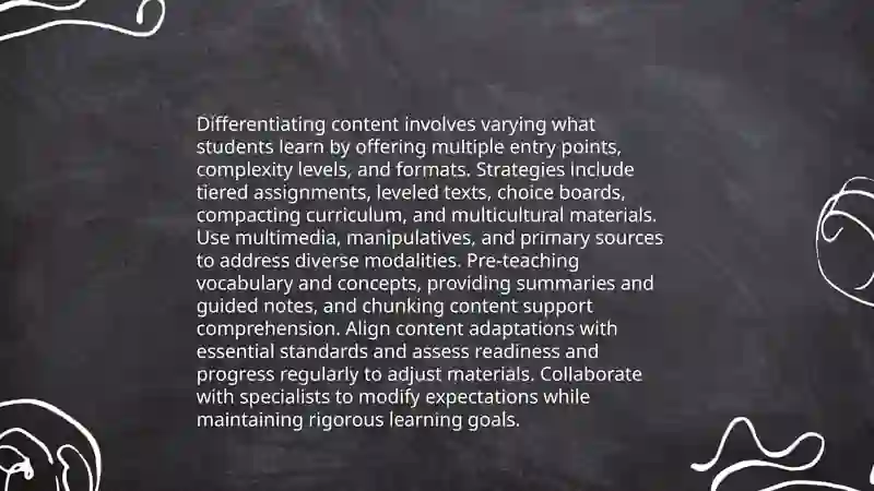 Differentiated Instruction and Inclusive Teaching 4