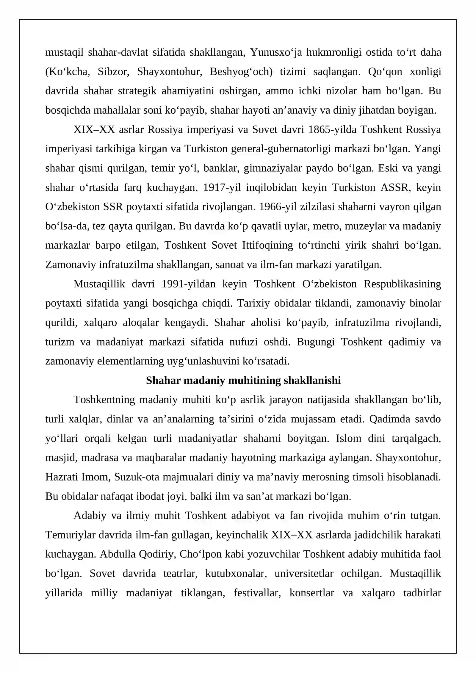 Toshkent san’at obidalari 4