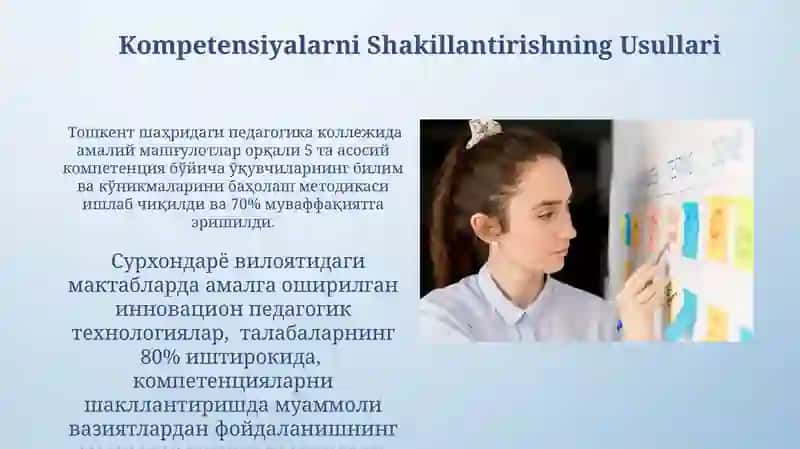 Pedagogik kompetensiya fanining predmeti, maqsadi va vazifalari 4