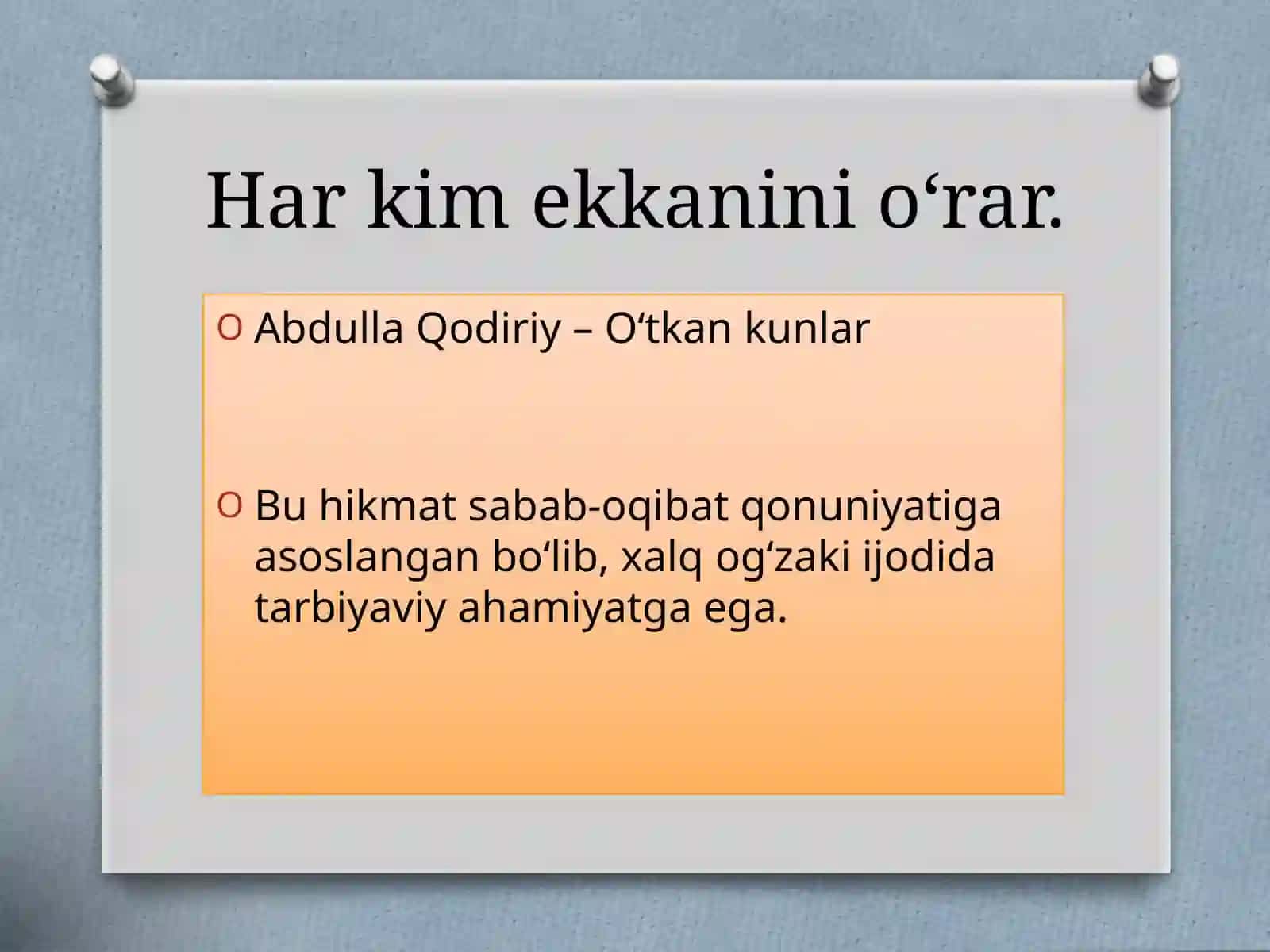 O'zbek folklori maqollari 4
