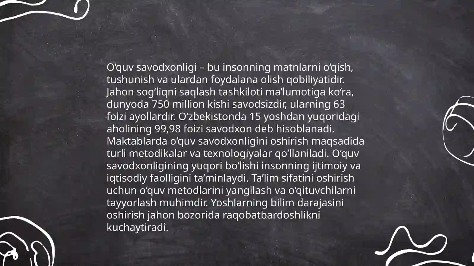 Matematik savodxonlik 4