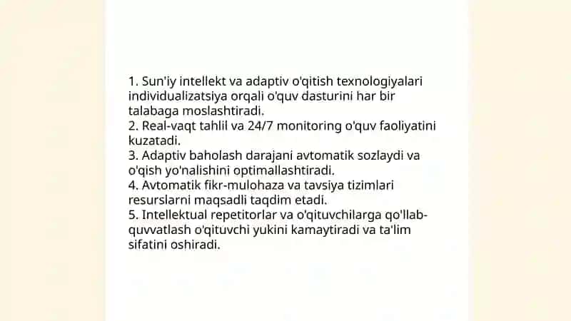 Innovatsion texnologiyalar taʼlim sifatini oshirish manbai sifatida 4