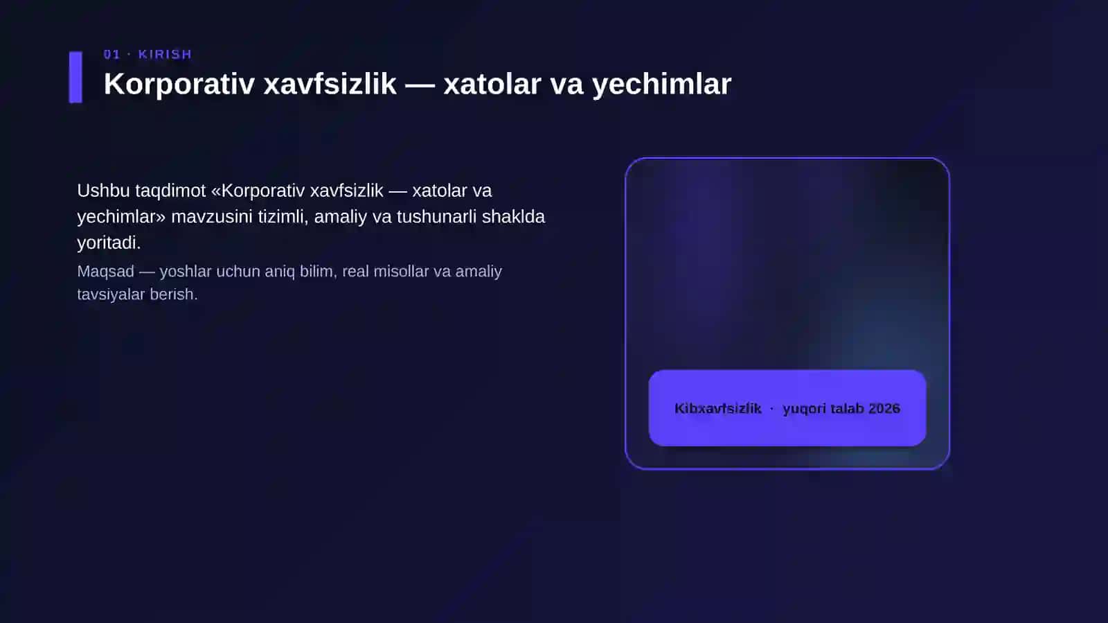 Korporativ xavfsizlik — xatolar va yechimlar 4