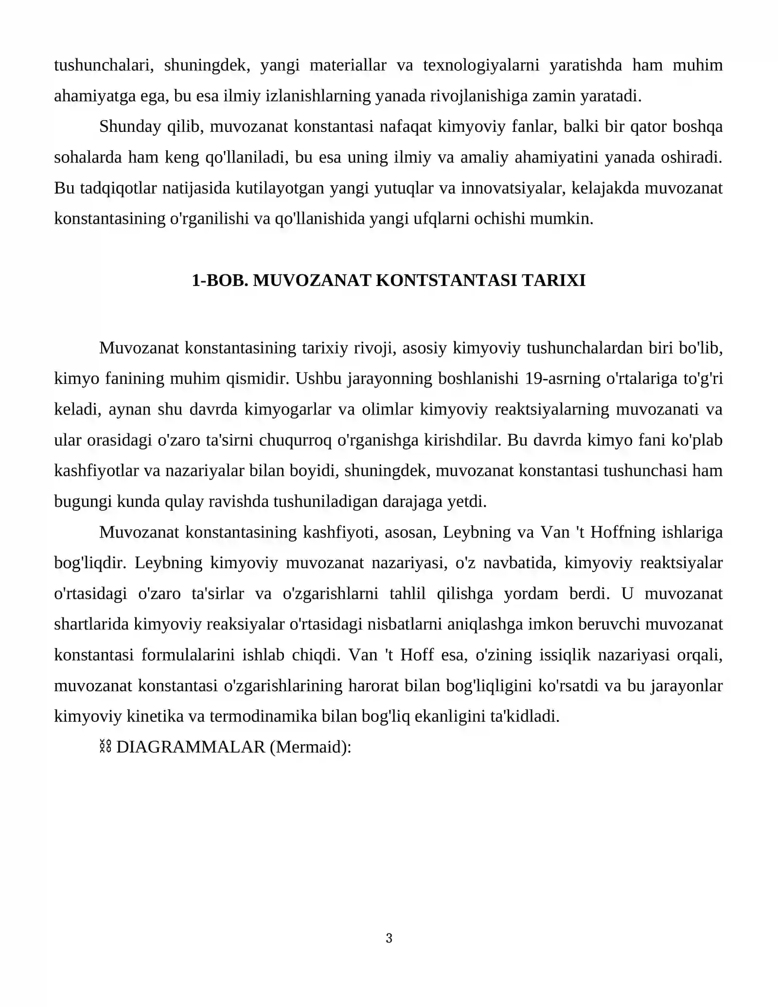 Muvozanat konstantasi 4