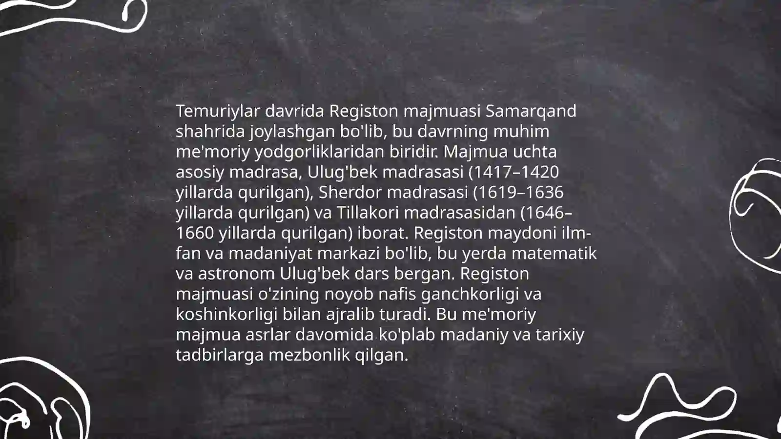 Amir Temur davrida me'morchilik 4