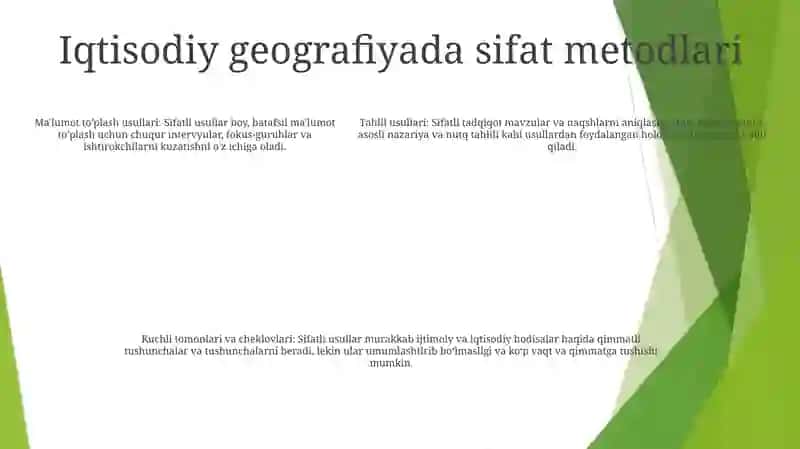 Iqtisodiy Va Ijtimoiy Geografiyaning Tadqiqot Usullarini Tahlil Qilish 4