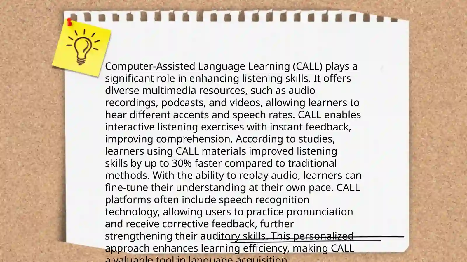 The Effectiveness of Computer-Assisted Language Learning (CALL) in Developing Specific Language Skills 4