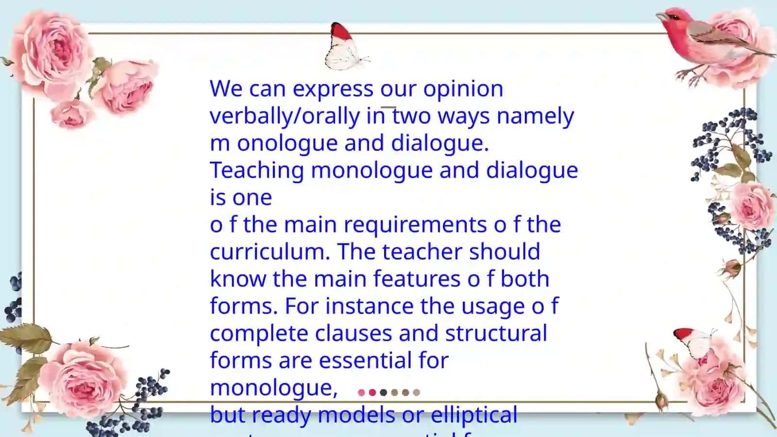 Teaching speaking 4