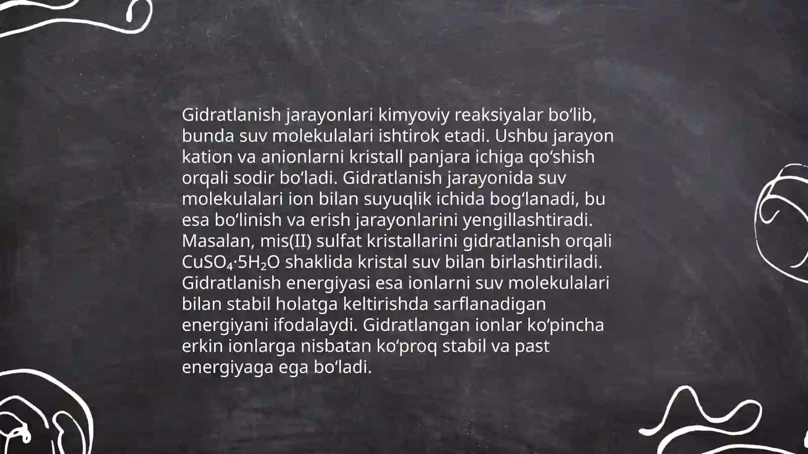 Mendeleyevning gidratlanish sanati 4