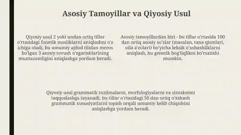 Tillarning genealogik tasnifi 4
