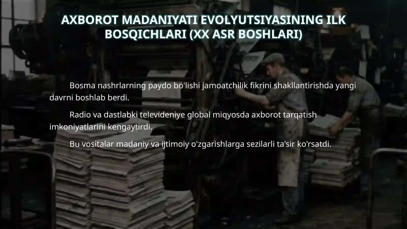 Media savodxonlil va axborot madaniyati evolyutsiyasi hamda jamiyatdagi ahamiyati 4