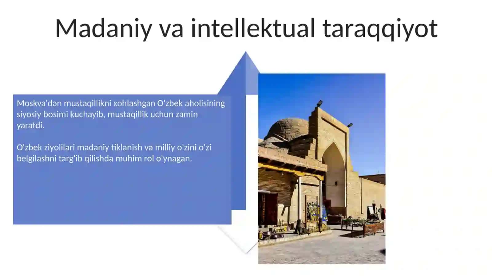 Mustaqillikka erishish arafasida oʻzbekistonda ijtimoiy siyosiy jarayonlar 4