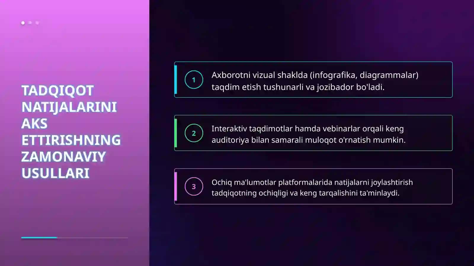 Ilmiy tadqiqotning namoyon bo'lish jihatlari 4