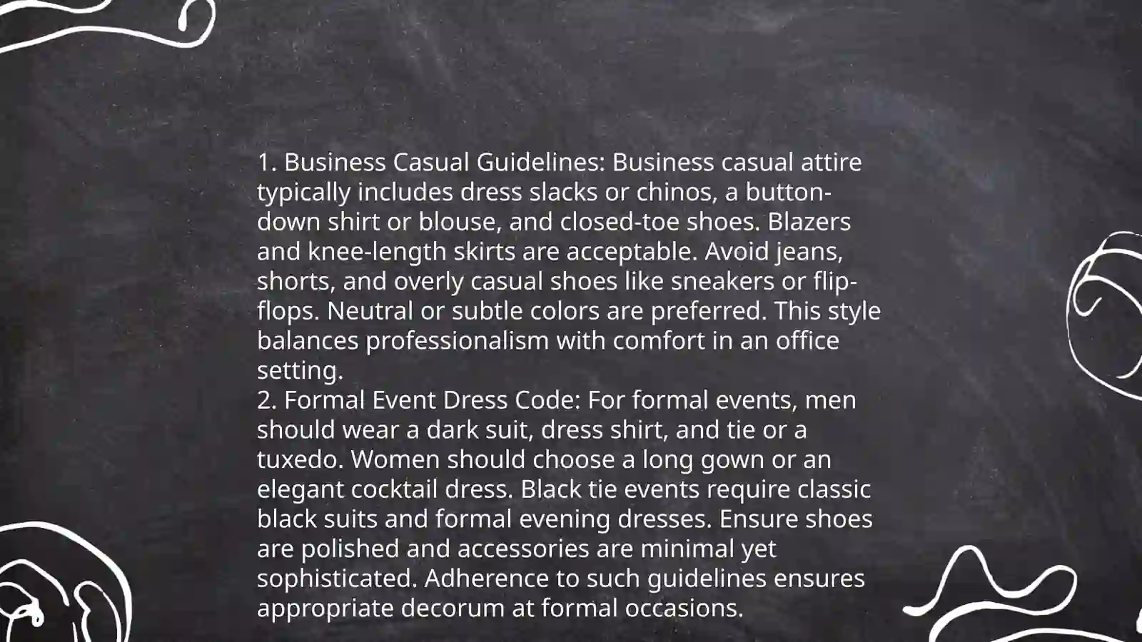 Work-place etiquette 4