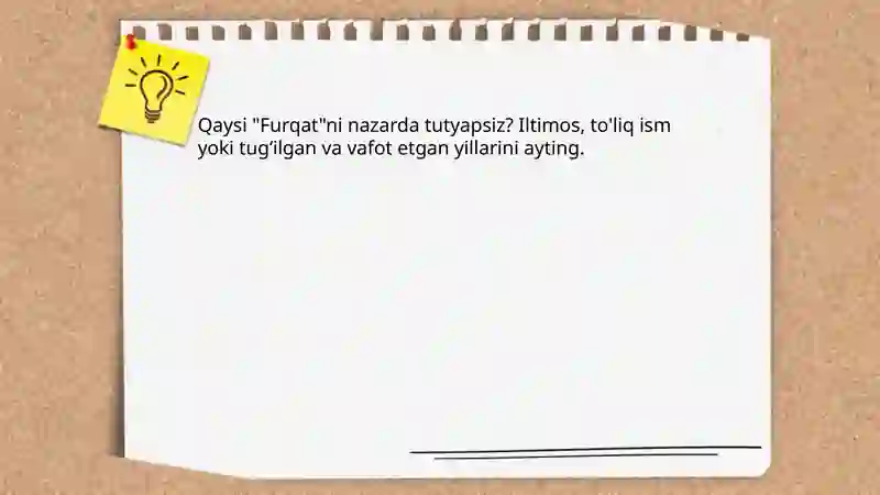 Furqat hayoti va ijodi 4