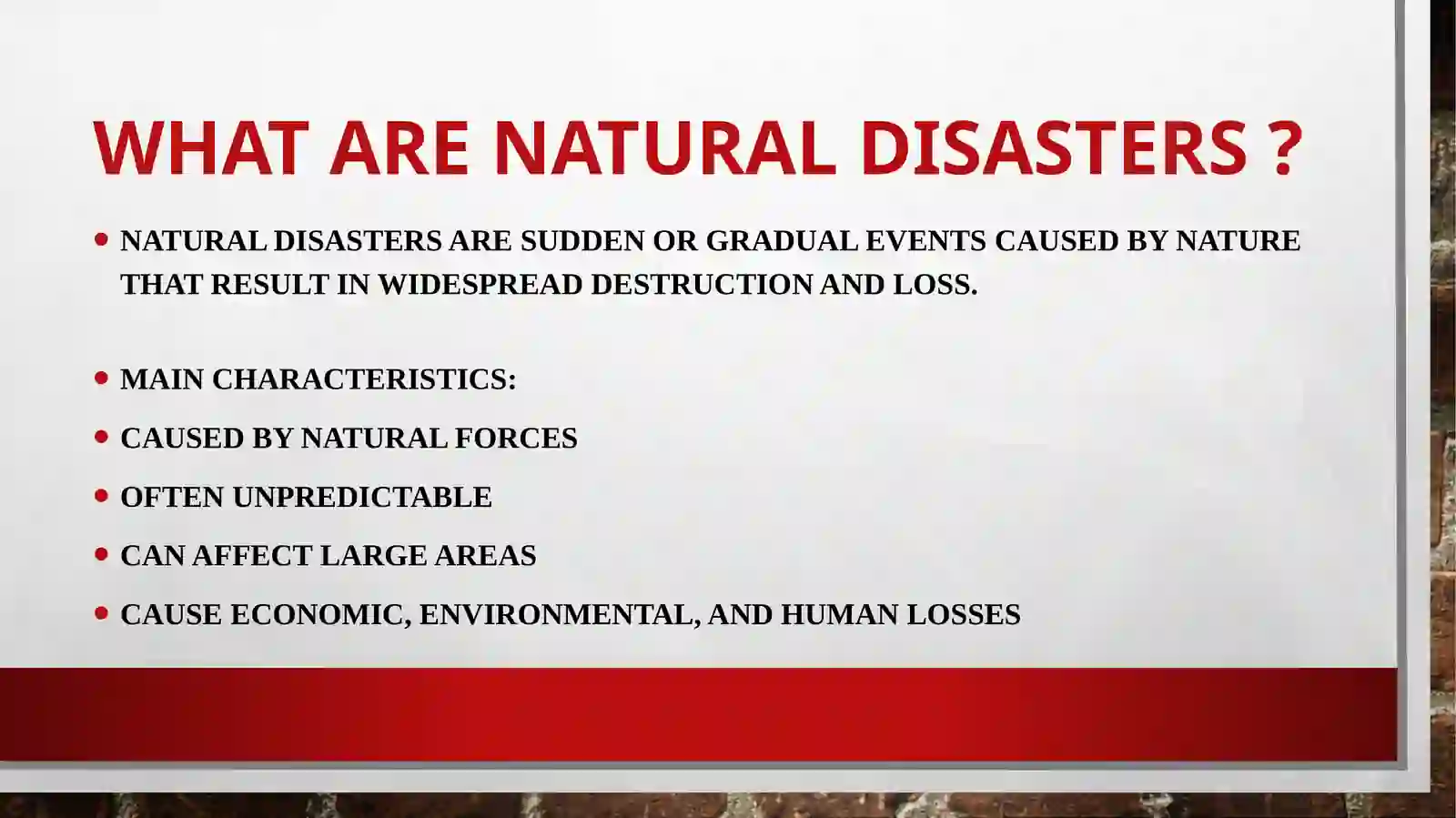 Natural Disasters 4