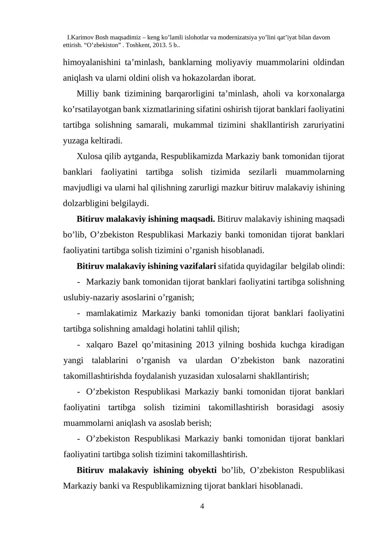 BANK AMALIYOTIDA TIJORAT BANKLARI FAOLIYATINI TARTIBGA SOLISHNING AHAMIYATI VA NAZARIY ASOSLARI 4