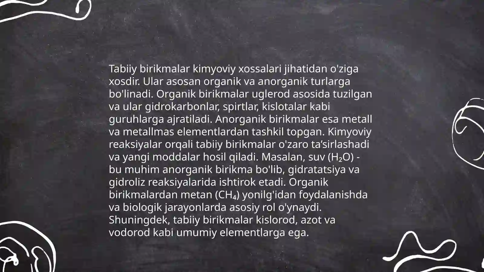 Tabiiy birikmalarning Qsar taxlili 4