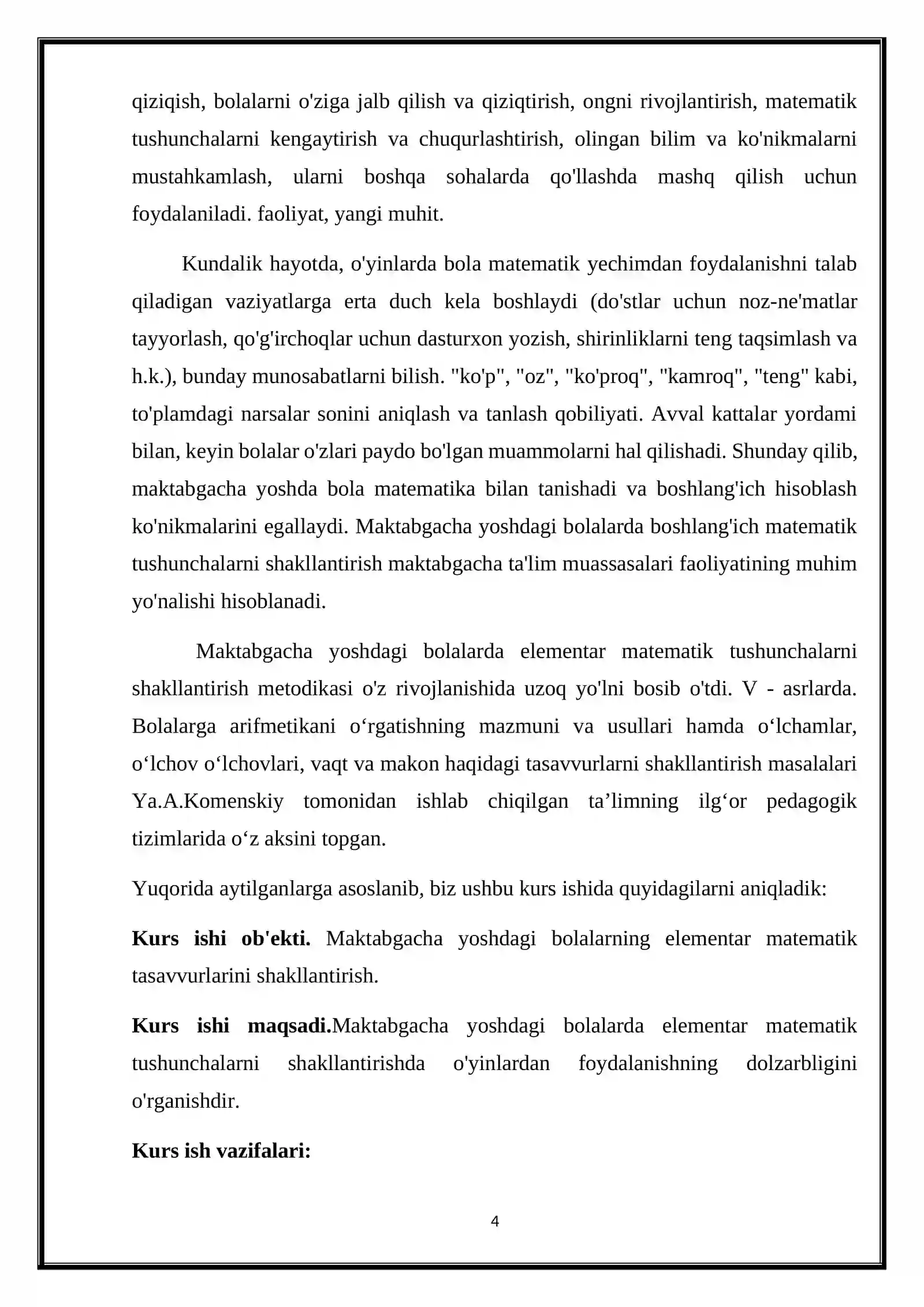 MATEMATIKA O’QITISH METODIKASI 4