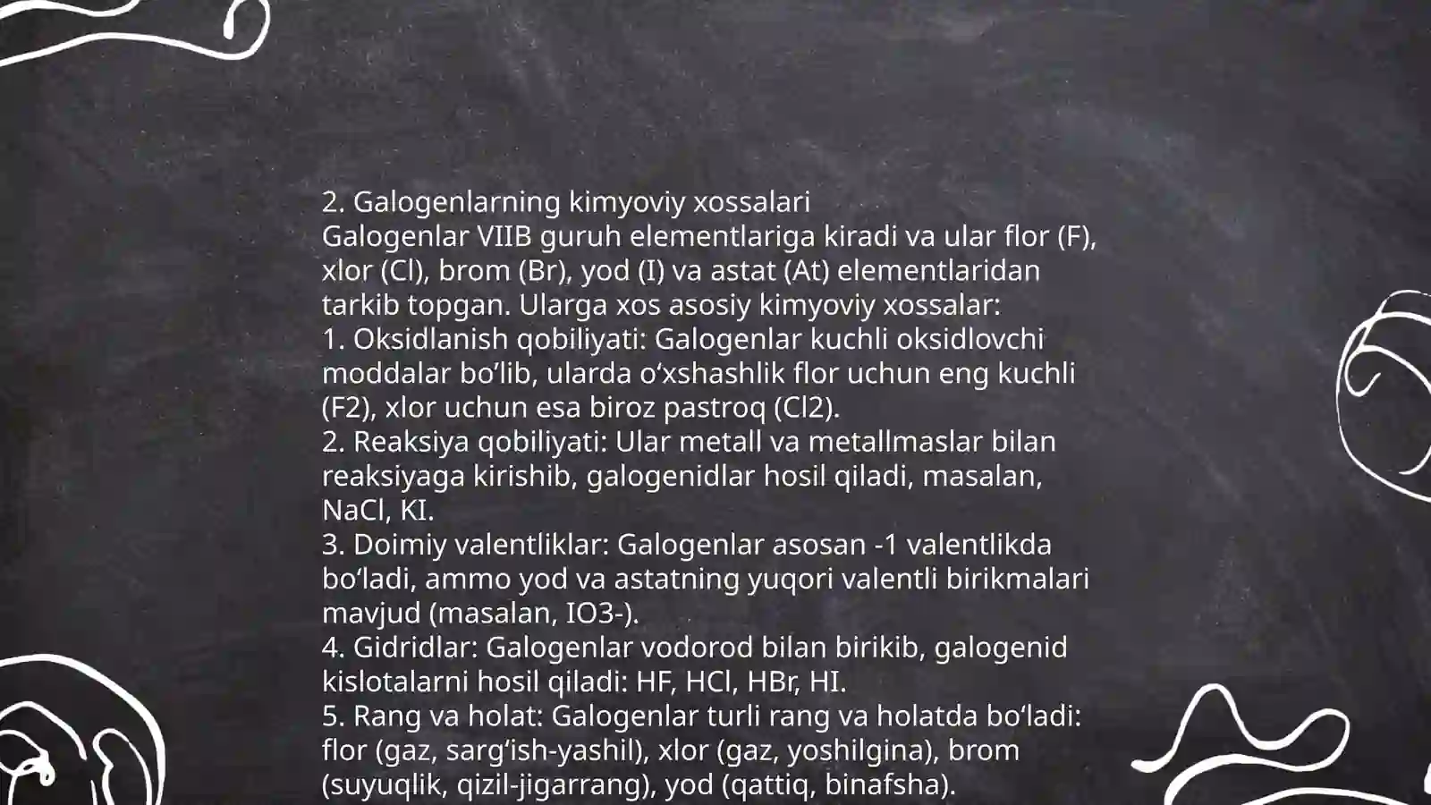 Galogenlar 4
