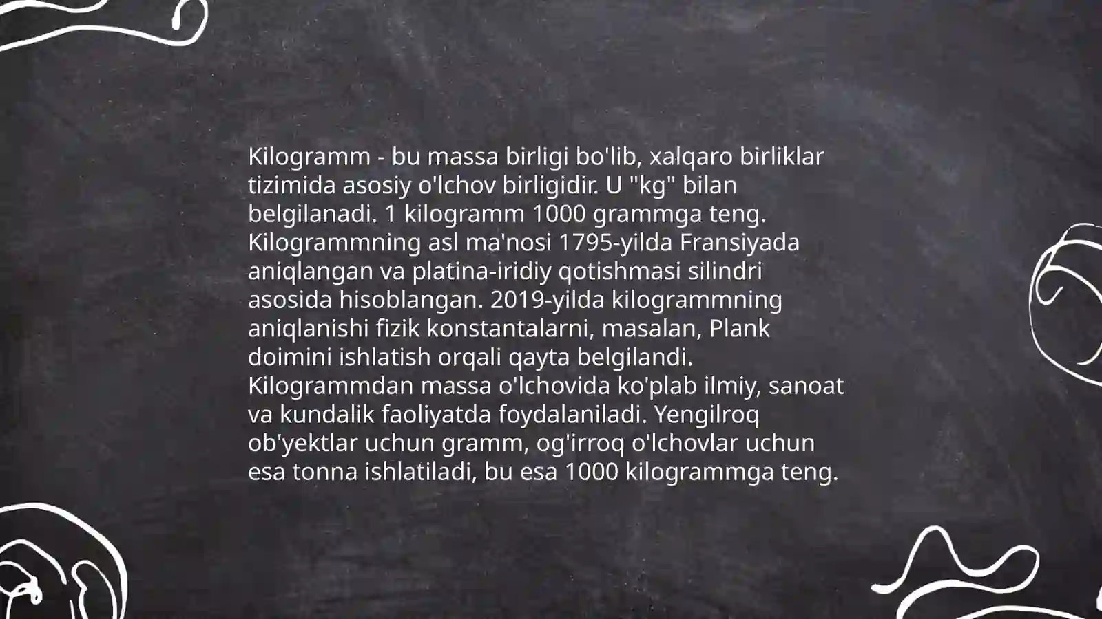 Metrik tizim 4