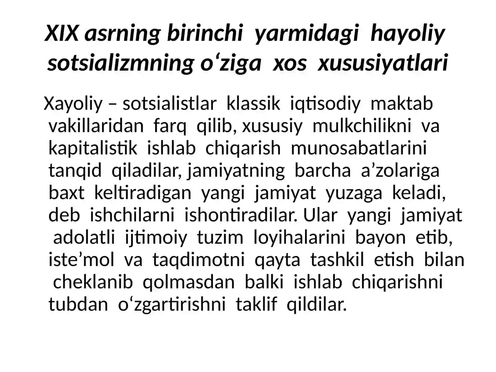 Bozor iqtisodiyoti gamuxolif-sotsialistik yo’nalish 4