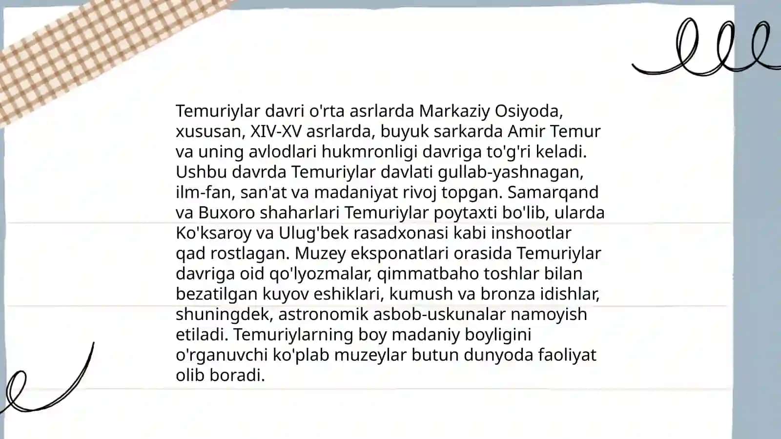 Temuriylar davri san'ati 4