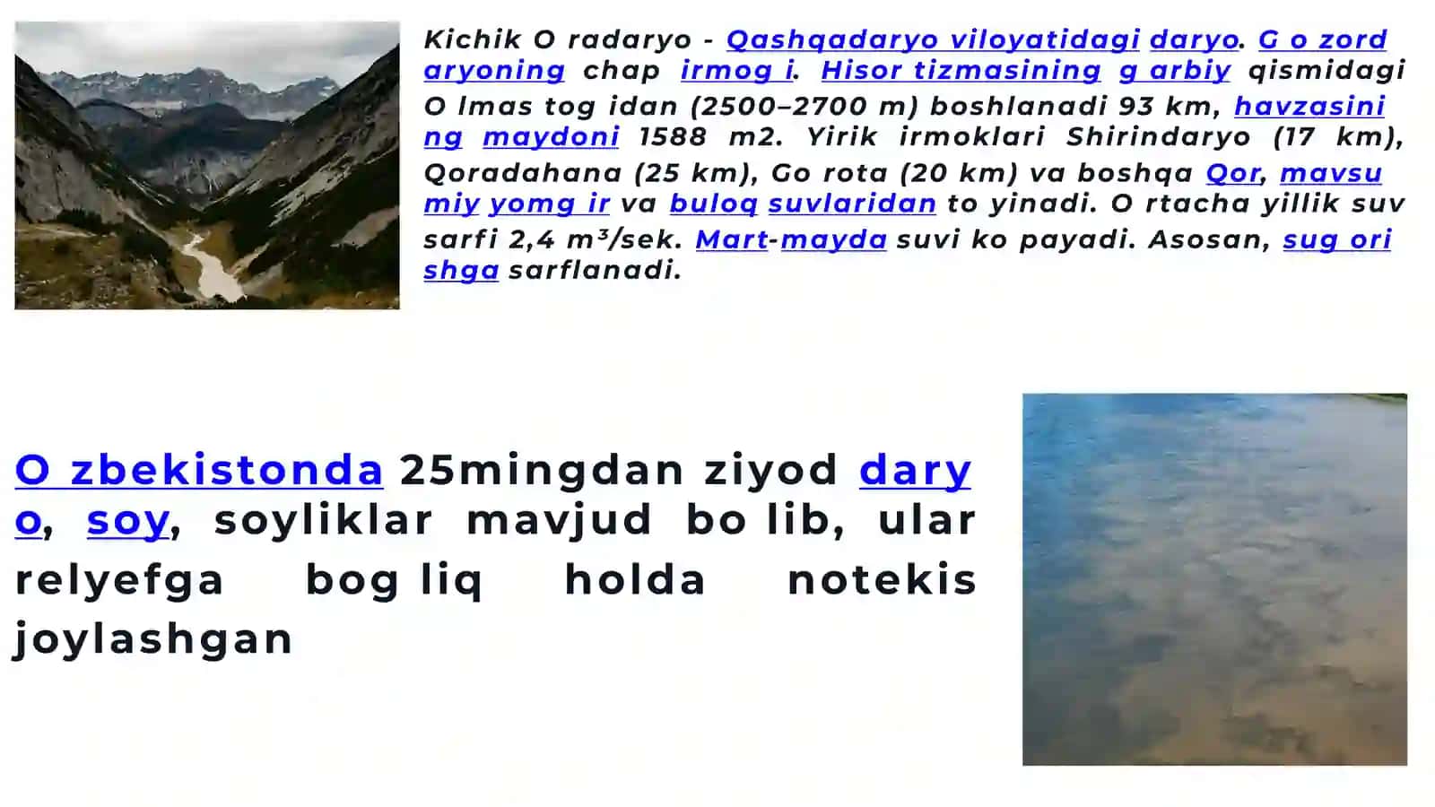 O’zbekistondagi kichik daryolar 4