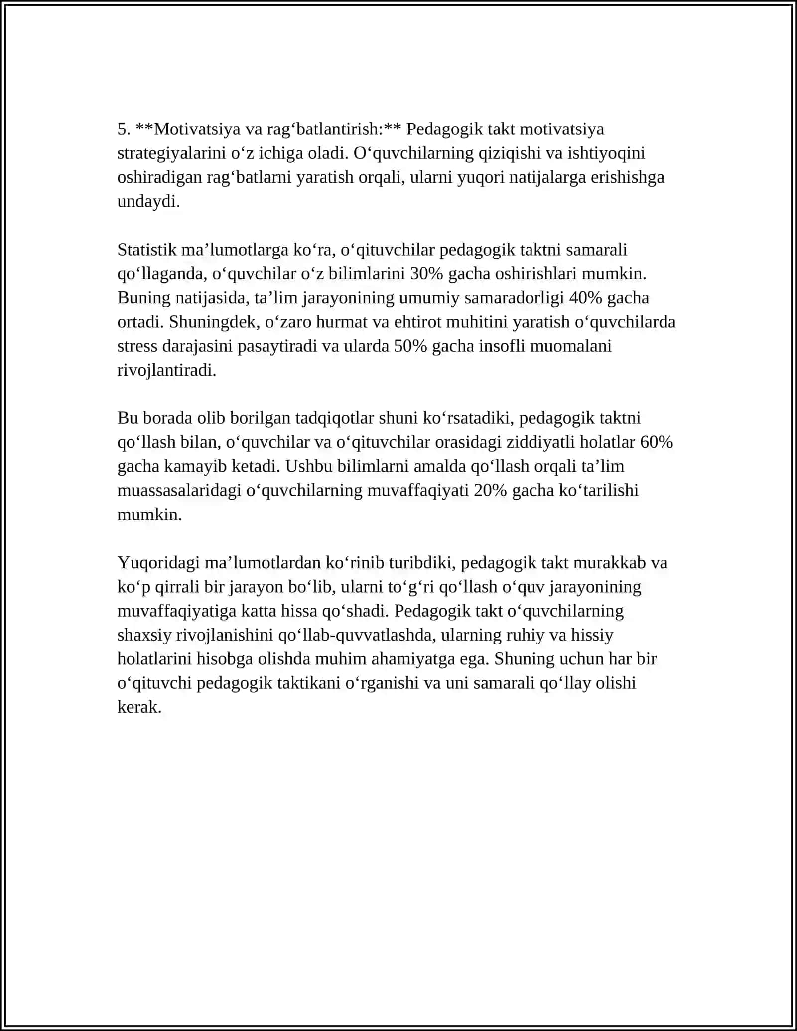 PEDAGOGIK TAKT VA PEDAGOGIK ETIKA 4