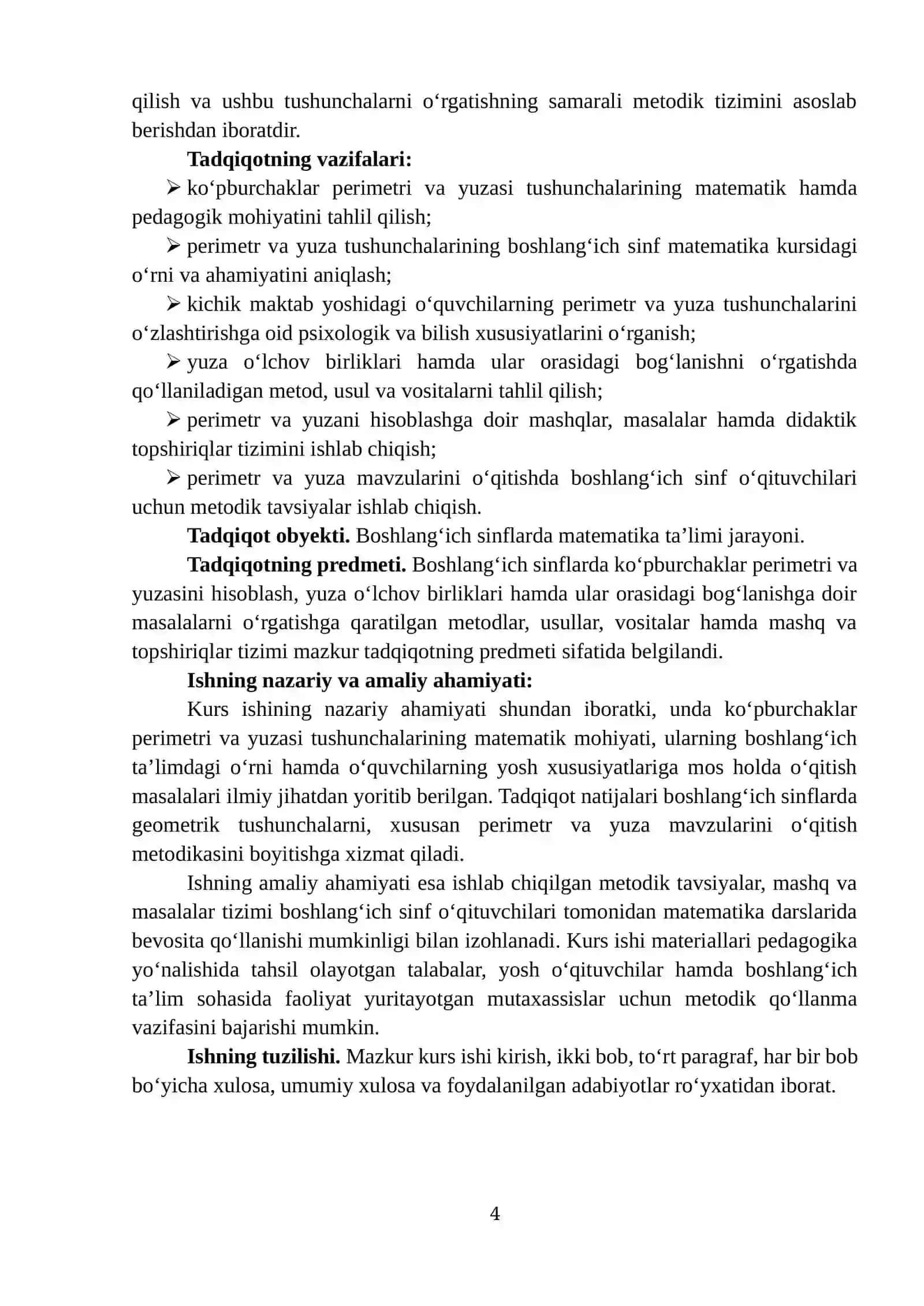 Ko‘pburchaklar Perimetri va Yuzasini Hisoblash, Yuza Olchov Birliklari va Ulari Orasidagi Bog‘lanishga Doir Masalalar Yechish 4
