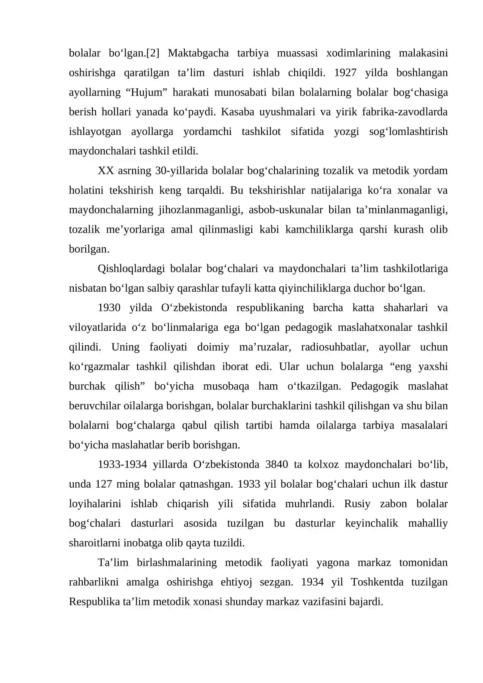 Maktabgacha ta'lim tashkilotlarida bolalarni ijtimoiylashuvini kuzatish hamda tahlil qilish 4