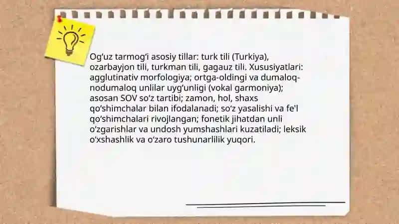 Turkiy tillar oilasi 4