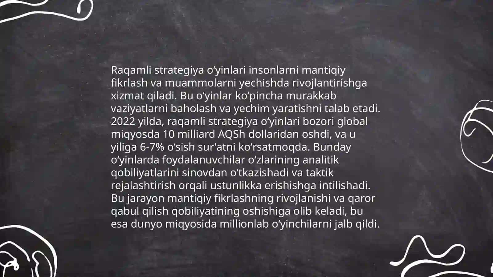 Matematik malakalarni rivojlantirish oʻyinlari 4