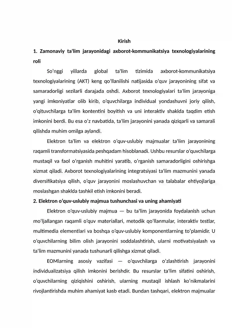 8-sinf Informatika va axborot texnologiyalari fanidan elektron o‘quv-uslubiy majmua yaratish metodikasi 4