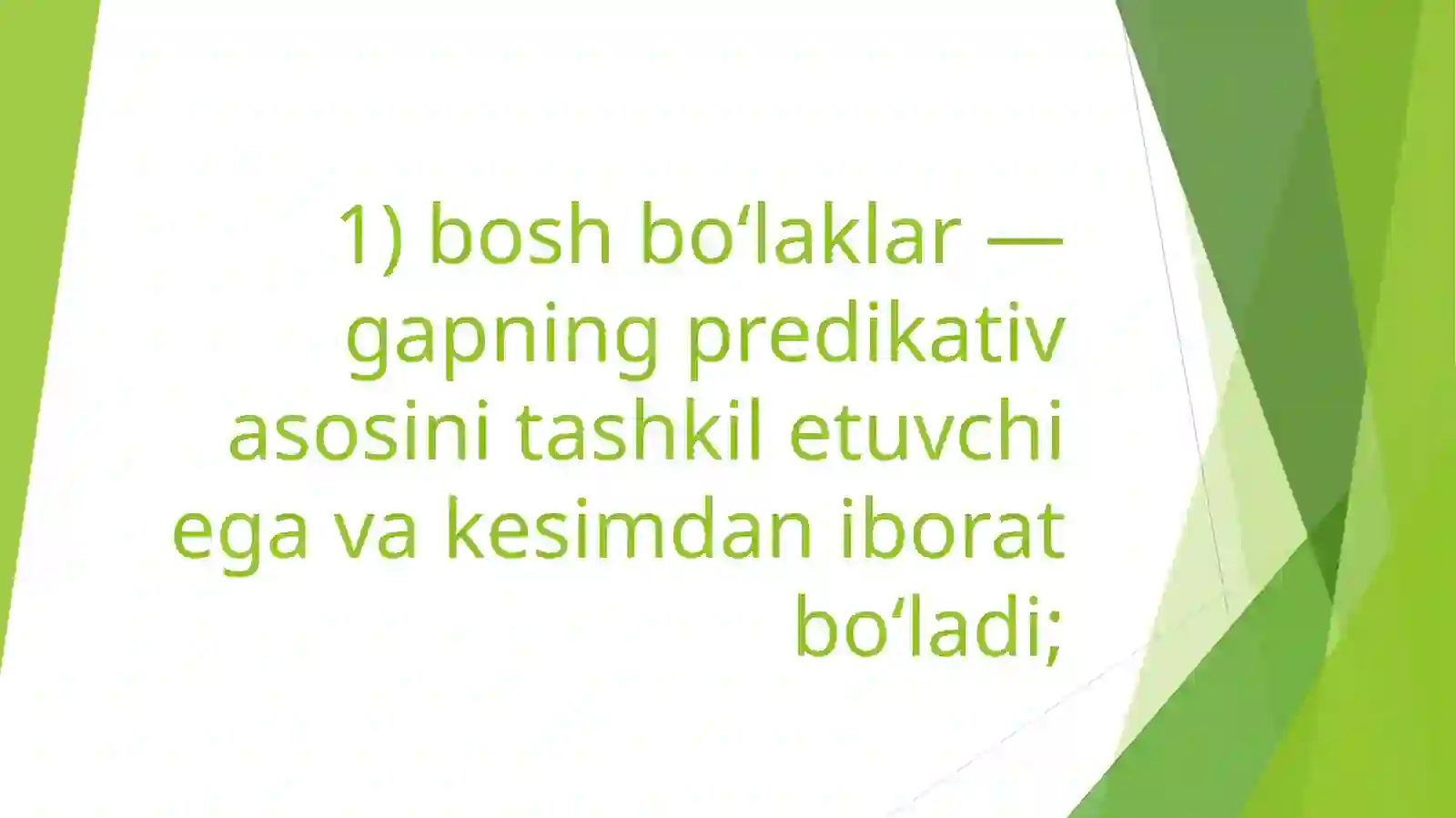 Gap bo’laklari 4