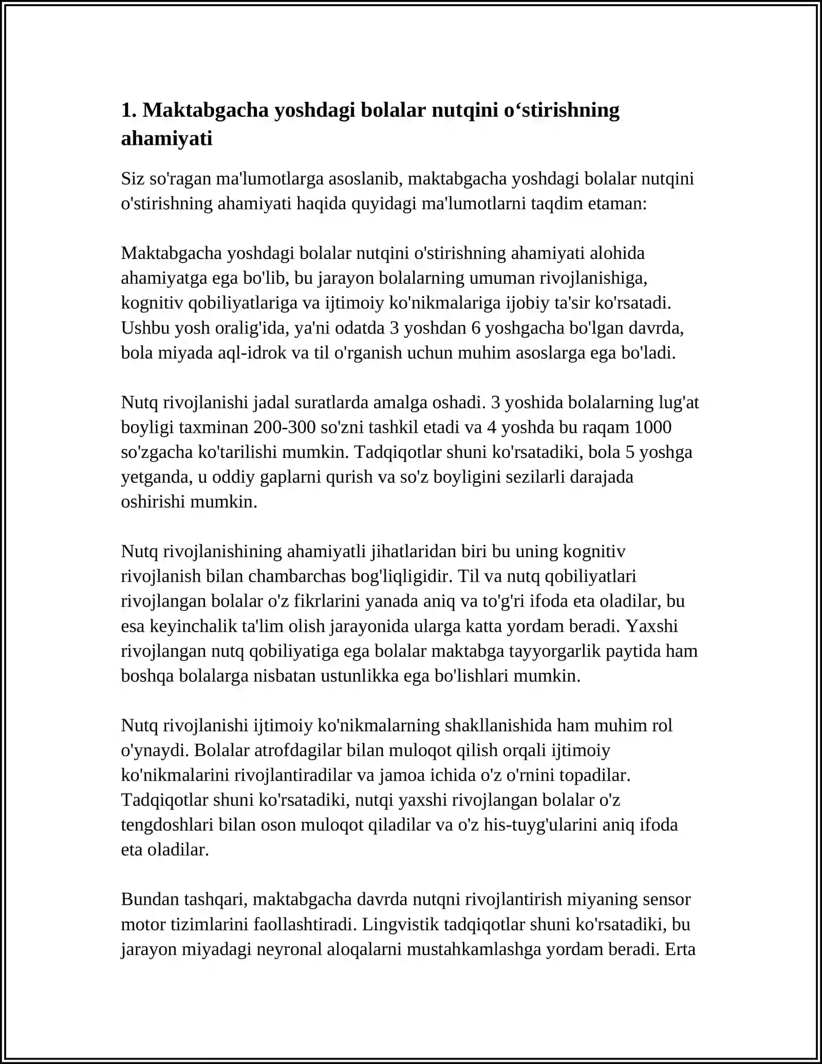 MAKTABGACHA KATTA YOSHDAGI BOLALAR NUTQINI OʻSTIRISH VAZIFALARI METODLARI VA VOSITALARI 4