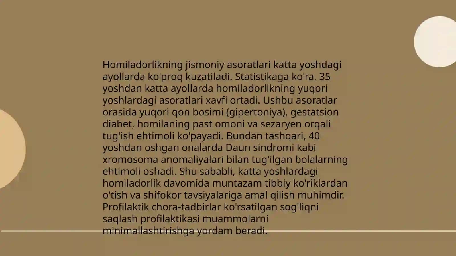 O'smirlarda homiladorlik va tug'ish 4