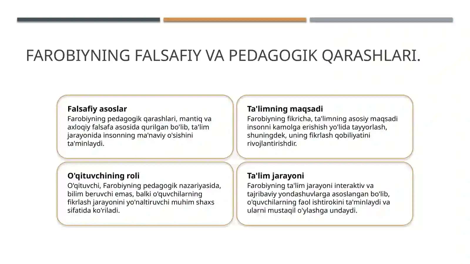 Abu Nasr al-Farobiyning pedagogik qarashlari 4