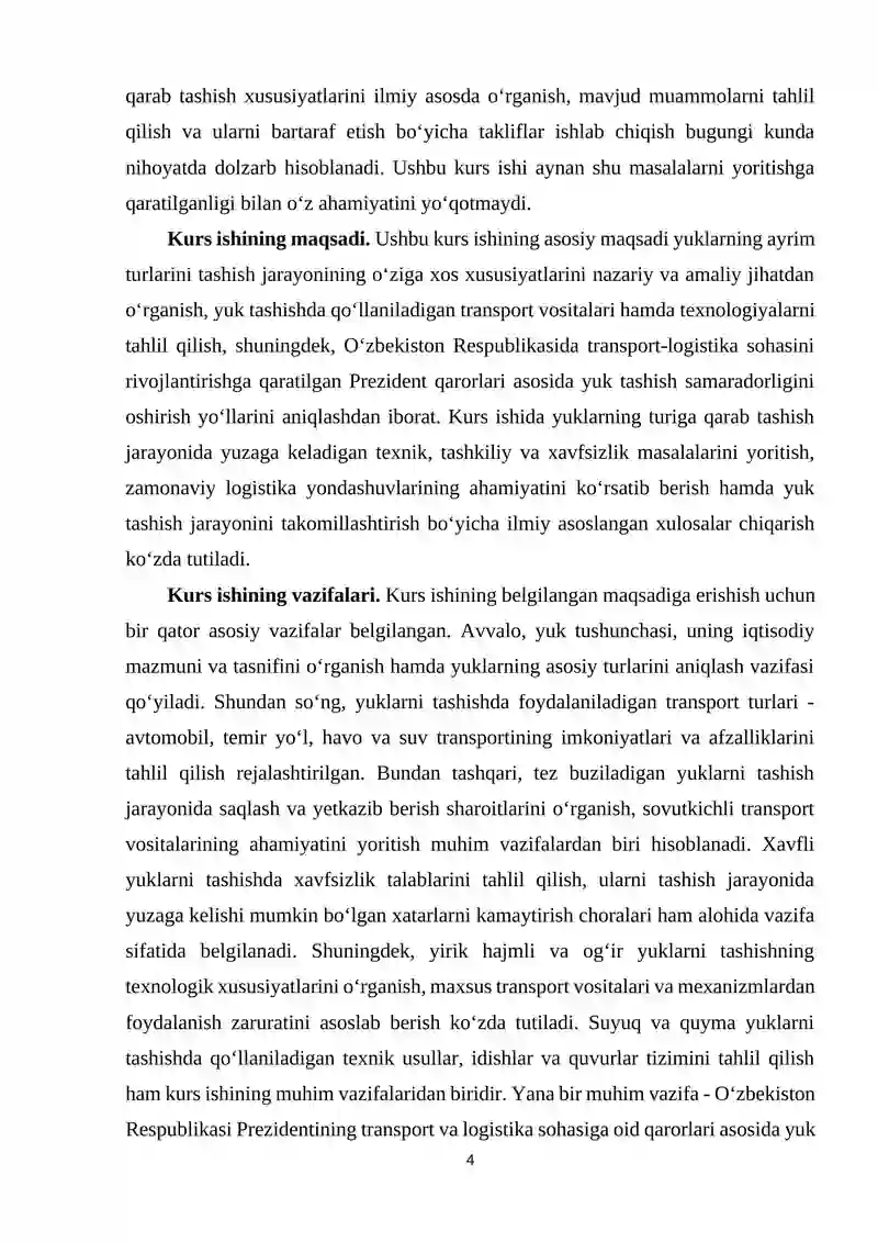 Yuklarning ayrim turlarini tashish xususiyatlari 4