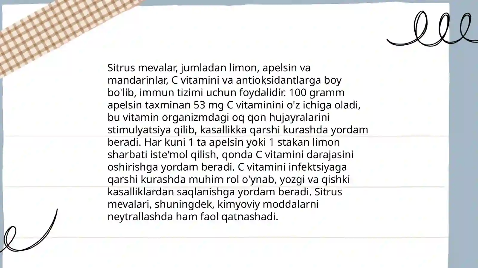 Sitrus mevalarning inson salomatligiga foydasi va zarari 4