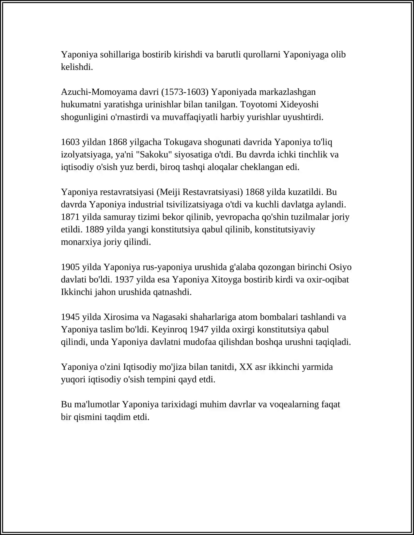 YAPONIYA DAVLATI 3