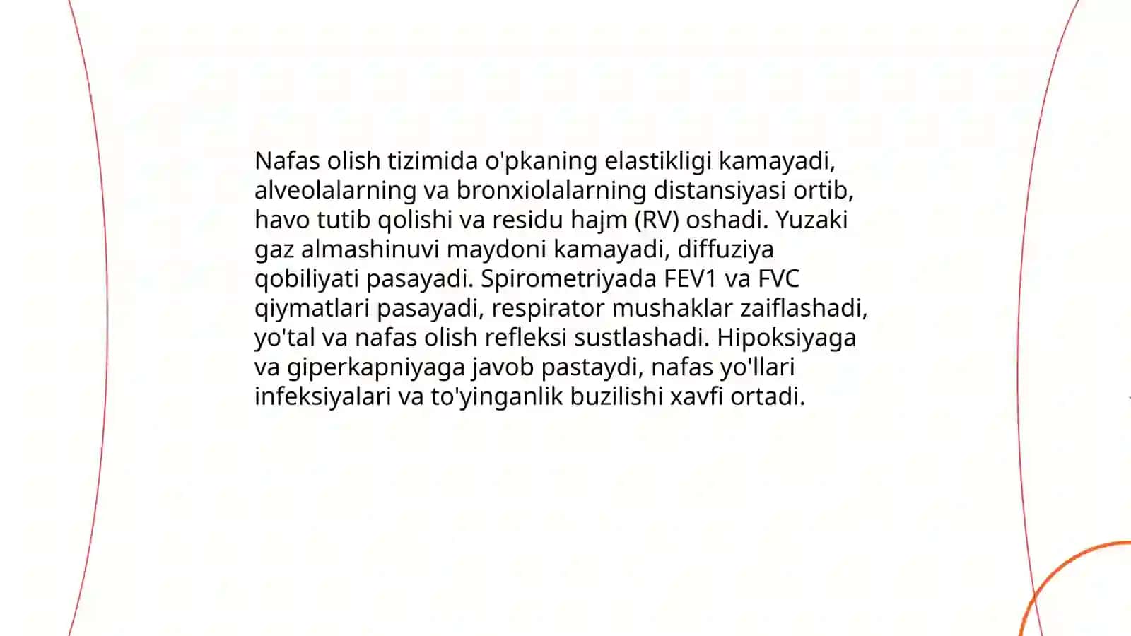 Keksa bemor. Keksa organizmning fizologik xususiyatlari Pardayeva Lobar 4