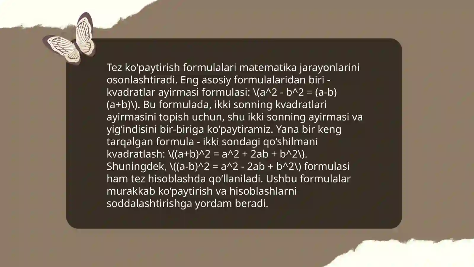 Hisoblashning qulay usullari 4