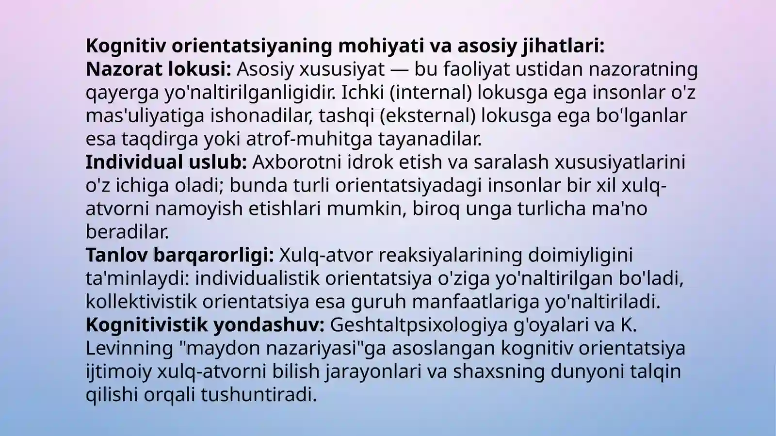 Kognitiv orientatsiya 4