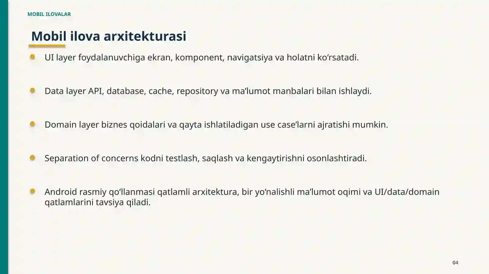 MOBIL ILOVALAR 4
