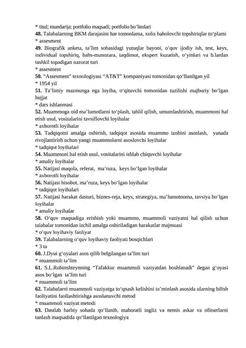 Fan: Informatika o’qitish metodikasi 4