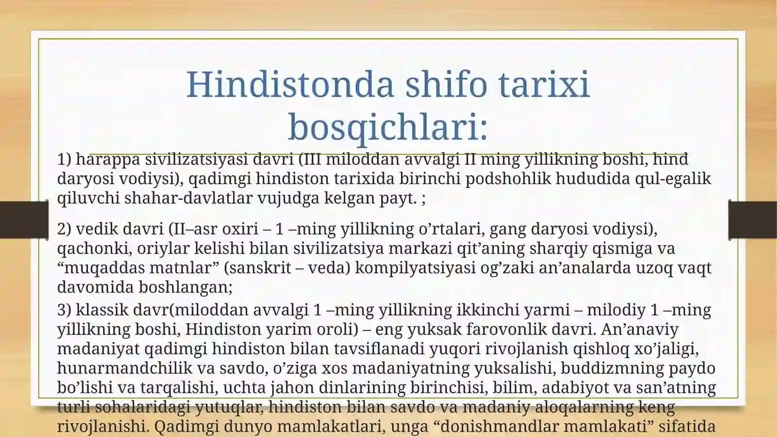 Hindiston tibbiyoti tarixi 4