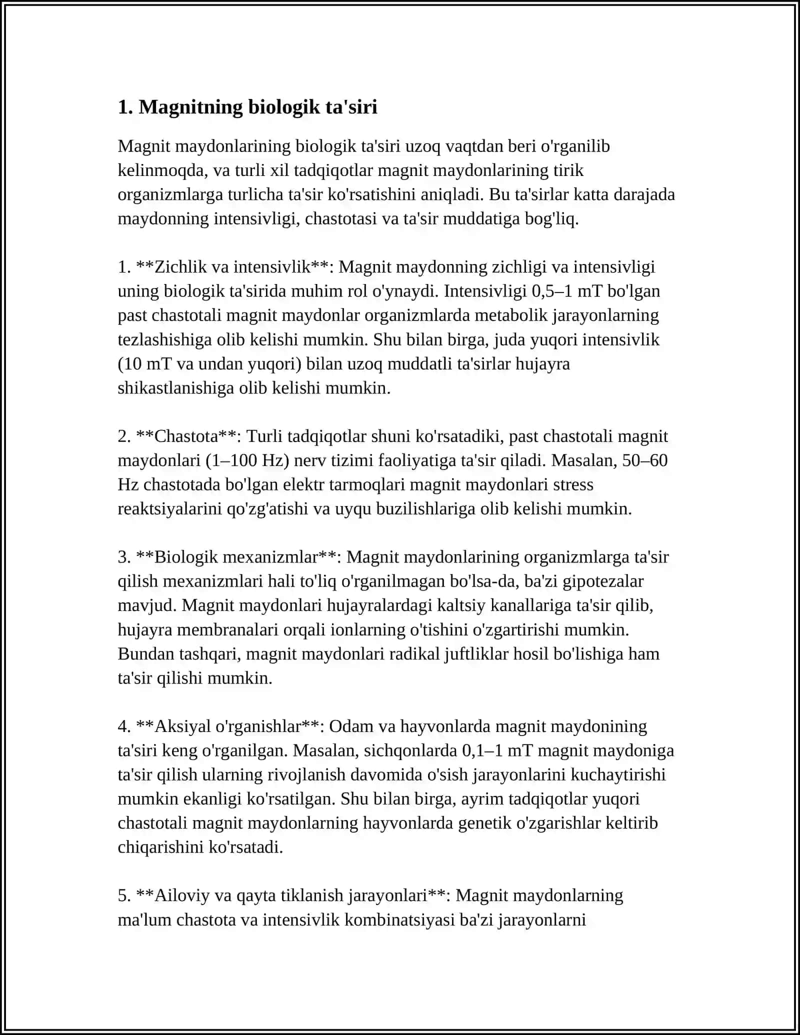 MAGNIY SAQLOVCHI ASAB KASSALIKLARING PROFILAKTIKASIDA QOLLANILADIGAN DORI VOSITALARINI KIMYOVIY TARKIBI 4
